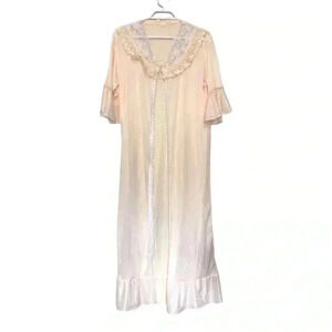 Gorgeous vintage sheer dressing gown, Source Unknown  w 3/4 bell sleeves